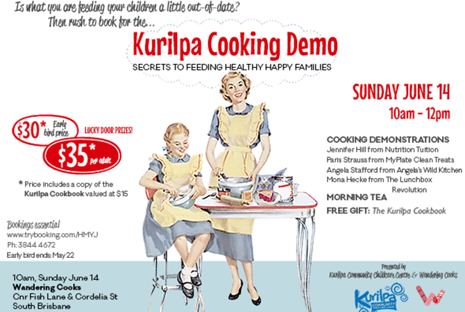 Kurilpa Cooking Demo Fundraiser