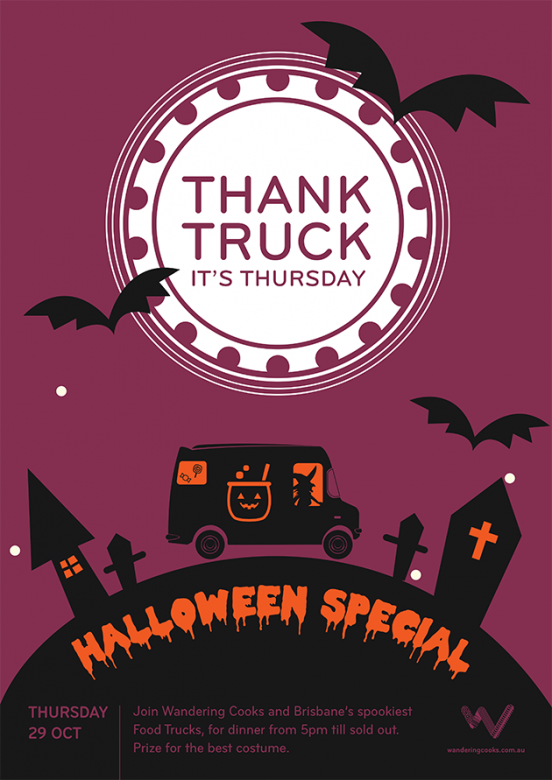 Thank Truck It's Thursday - Halloween special for Kurilpa at Wandering Cooks